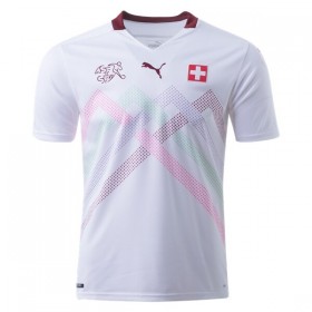 Koszulka Szwajcaria Domowe Koszulki Piłkarskie Euro 2020 Krótki Rękaw